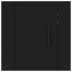 Wall Mounted TV Cabinet Black 40x34.5x40 cm