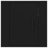 Wall Mounted TV Cabinet Black 40x34.5x40 cm - 45-Degree Angle