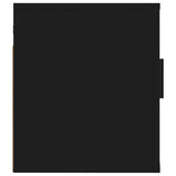 Wall Mounted TV Cabinet Black 40x34.5x40 cm - Rear View