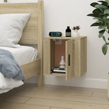 Wall Mounted TV Cabinet Sonoma Oak 40x34.5x40 cm - Top-Down View