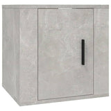 Wall Mounted TV Cabinets 2 pcs Concrete Grey 40x34.5x40 cm - 45-Degree Angle