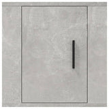 Wall Mounted TV Cabinets 2 pcs Concrete Grey 40x34.5x40 cm