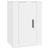 Wall Mounted TV Cabinet White 40x34.5x60 cm - Front View