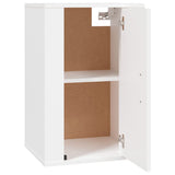 Wall Mounted TV Cabinet White 40x34.5x60 cm - Close-Up Angle