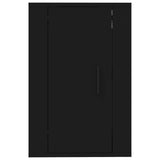 Wall Mounted TV Cabinet Black 40x34.5x60 cm - 45-Degree Angle