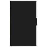 Wall Mounted TV Cabinet Black 40x34.5x60 cm - Rear View