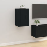 Wall Mounted TV Cabinets 2 pcs Black 40x34.5x60 cm - Top-Down View