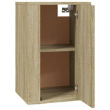 Wall Mounted TV Cabinets 2 pcs Sonoma Oak 40x34.5x60 cm - Low Angle