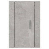 Wall Mounted TV Cabinet Concrete Grey 40x34.5x60 cm - 45-Degree Angle