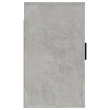 Wall Mounted TV Cabinet Concrete Grey 40x34.5x60 cm - Rear View