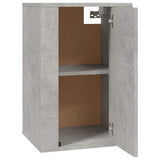 Wall Mounted TV Cabinet Concrete Grey 40x34.5x60 cm - Close-Up Angle