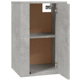Wall Mounted TV Cabinets 2 pcs Concrete Grey 40x34.5x60 cm - Low Angle