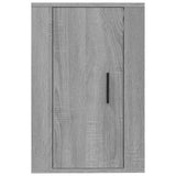 Wall Mounted TV Cabinet Grey Sonoma 40x34.5x60 cm - 45-Degree Angle