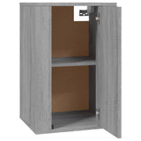 Wall Mounted TV Cabinets 2 pcs Grey Sonoma 40x34.5x60 cm - Low Angle