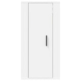 Wall Mounted TV Cabinet White 40x34.5x80 cm - 45-Degree Angle