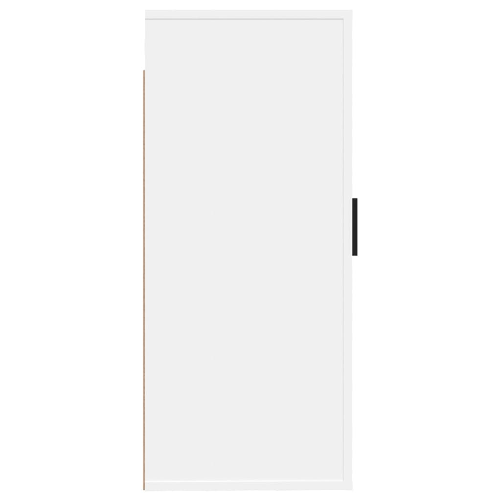 Wall Mounted TV Cabinet White 40x34.5x80 cm