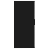 Wall Mounted TV Cabinet Black 40x34.5x80 cm - Rear View