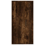 Wall Mounted TV Cabinet Smoked Oak 40x34.5x80 cm - 45-Degree Angle