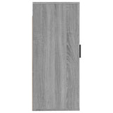 Wall Mounted TV Cabinet Grey Sonoma 40x34.5x80 cm
