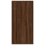 Wall Mounted TV Cabinet Brown Oak 40x34.5x80 cm