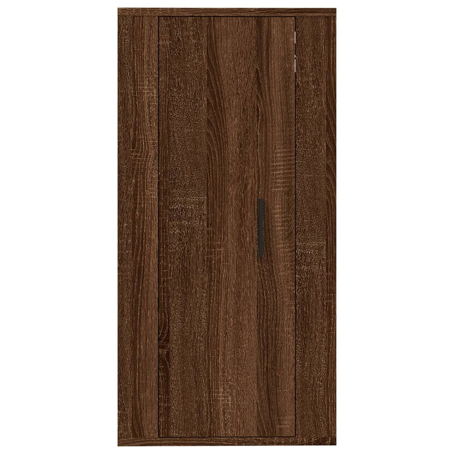 Wall Mounted TV Cabinet Brown Oak 40x34.5x80 cm