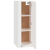 Wall Mounted TV Cabinet White 40x34.5x100 cm - Close-Up Angle