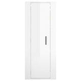Wall Mounted TV Cabinet High Gloss White 40x34.5x100 cm