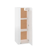 Wall Mounted TV Cabinet High Gloss White 40x34.5x100 cm