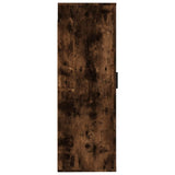 Wall Mounted TV Cabinet Smoked Oak 40x34.5x100 cm - Rear View