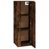 Wall Mounted TV Cabinet Smoked Oak 40x34.5x100 cm