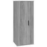 Wall Mounted TV Cabinet Grey Sonoma 40x34.5x100 cm - Front View