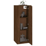 Wall Mounted TV Cabinet Brown Oak 40x34.5x100 cm - Side View