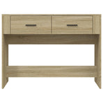Console Table Sonoma Oak 100x39x75 cm Engineered Wood