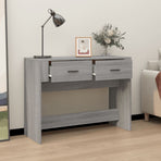 Console Table Grey Sonoma 100x39x75 cm Engineered Wood