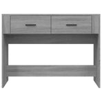 Console Table Grey Sonoma 100x39x75 cm Engineered Wood