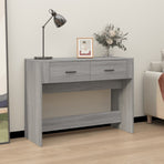 Console Table Grey Sonoma 100x39x75 cm Engineered Wood