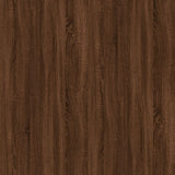 Console Table Brown Oak 100x39x75 cm Engineered Wood - Extra Image