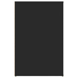 Desk Black 100x49x75 cm Engineered Wood - Low Angle