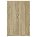 Desk Sonoma Oak 100x49x75 cm Engineered Wood