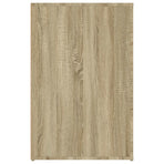 Desk Sonoma Oak 100x49x75 cm Engineered Wood