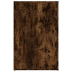 Desk Smoked Oak 100x49x75 cm Engineered Wood