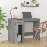 Desk Grey Sonoma 100x49x75 cm Engineered Wood - Side View
