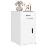 Desk Cabinet White 40x49x75 cm Engineered Wood - Top-Down View