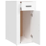 Desk Cabinet White 40x49x75 cm Engineered Wood - Close-Up Angle