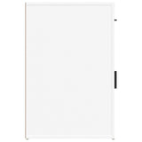 Desk Cabinet White 40x49x75 cm Engineered Wood - Low Angle