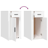 Desk Cabinet White 40x49x75 cm Engineered Wood - Extra Image