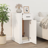 Desk Cabinet High Gloss White 40x49x75 cm Engineered Wood