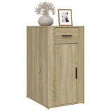 Desk Cabinet Sonoma Oak 40x49x75 cm Engineered Wood - Top-Down View