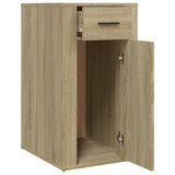 Desk Cabinet Sonoma Oak 40x49x75 cm Engineered Wood - Close-Up Angle