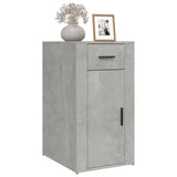 Desk Cabinet Concrete Grey 40x49x75 cm Engineered Wood - Top-Down View